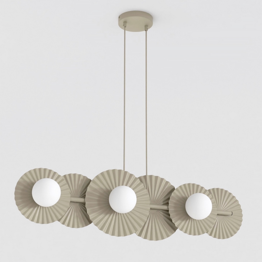 Suspensionslampe UMBRA 6xG9/8W/230V beige