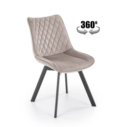 Svingbar spisestol OMBRA 1 stk. beige