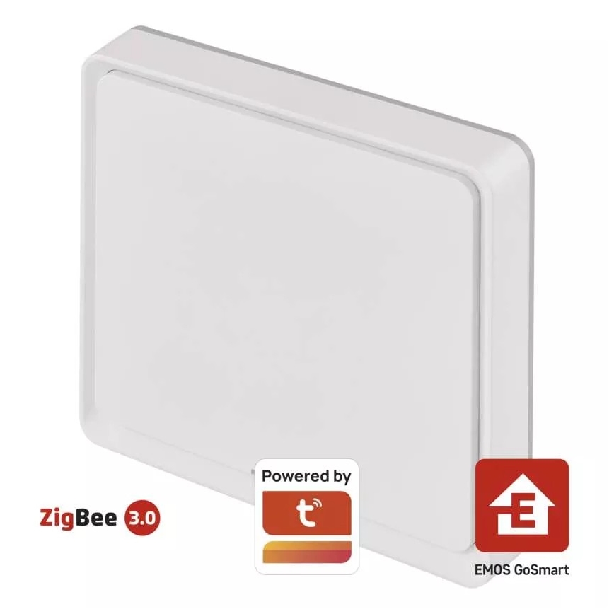 Switch 1 knap GoSmart Tuya hvid