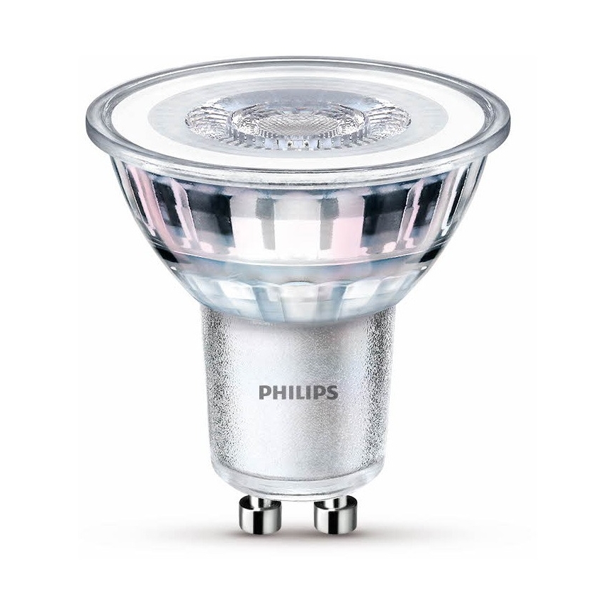 SÆT 10x LED-pære Philips GU10/4,6W/230V 2700K