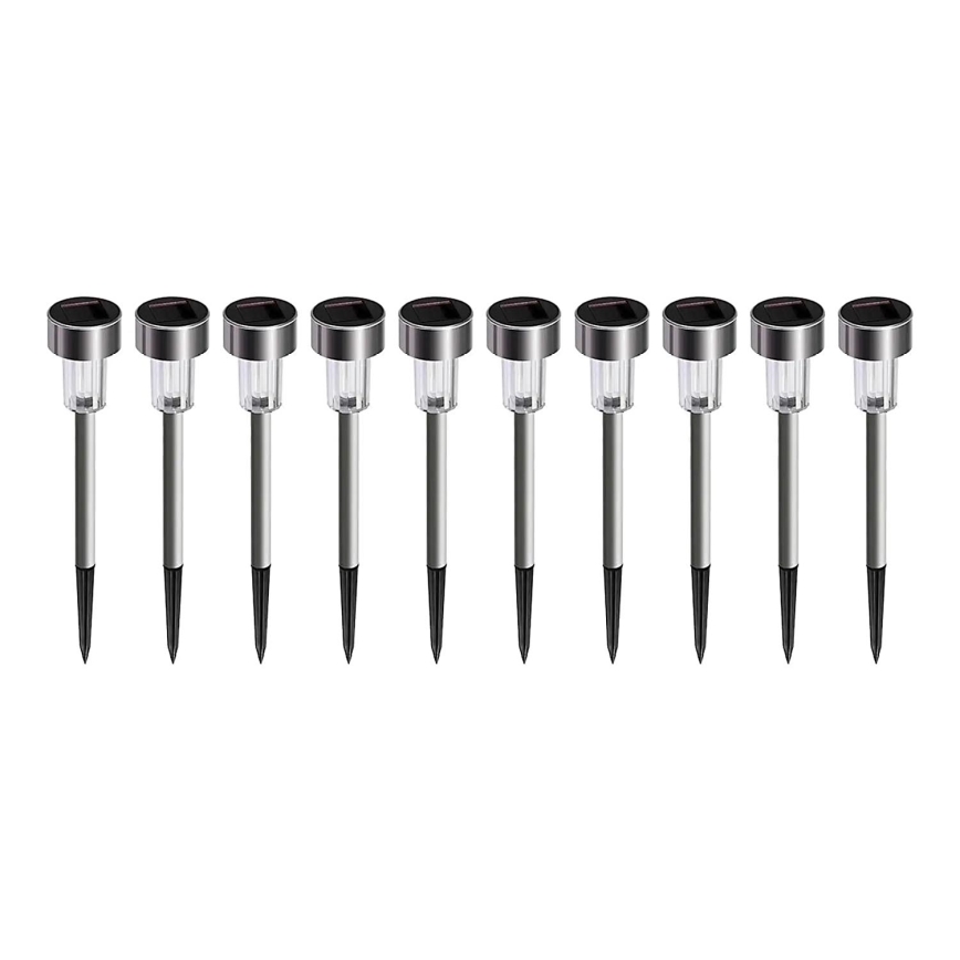 SÆT 10x LED solcellelampe LED/0,06W/1,2V 6000K IP44