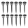SÆT 12x LED solcellelampe LED/0,06W/1,2V 1xAA 6500K IP44 100 mAh
