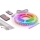 Sæt 1x dæmpbar RGBW LED-strip NEO LITE MUSIC LED/24W/230V 5 m IP65 Wi-Fi Tuya + 5x indbygningsprofil 1 m sølv/hvid + fjernbetjening