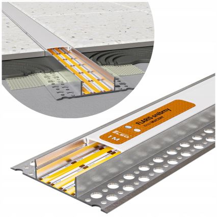 Sæt 1x dæmpbar RGBW LED-strip NEO LITE MUSIC LED/24W/230V 5 m IP65 Wi-Fi Tuya + 5x indbygningsprofil 1 m sølv/hvid + fjernbetjening