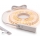 Sæt 1x LED-strip med bevægelsessensor FLEX LED/3,6W/4xAA 2 m + 2x indbygningsprofil 1 m sølv/hvid