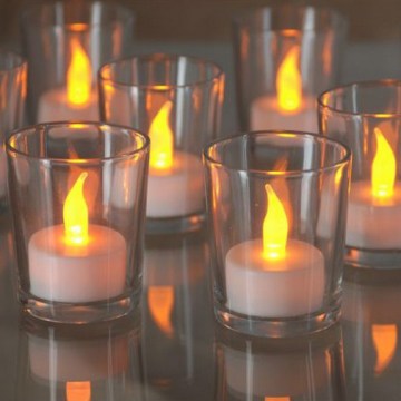 Sæt 24x LED julelys LED/1xCR2032 3,8 cm varm hvid