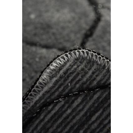 SÆT 2x Badeværelsesmåtte INFINITY 60/100 cm antracit