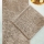 SÆT 2x Badeværelsesmåtte 60/100 cm beige