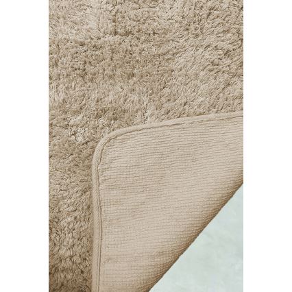 SÆT 2x Badeværelsesmåtte 60/100 cm beige