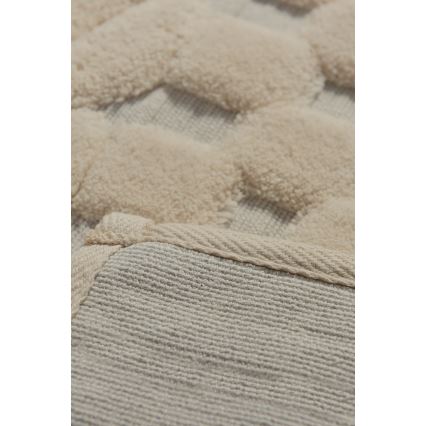 SÆT 2x Badeværelsesmåtte BAMBI 60/100 cm beige