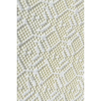 SÆT 2x Badeværelsesmåtte GOLDES 60/100 cm sort/guldfarvet