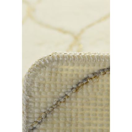 SÆT 2x Badeværelsesmåtte INFINITY 60/100 cm beige
