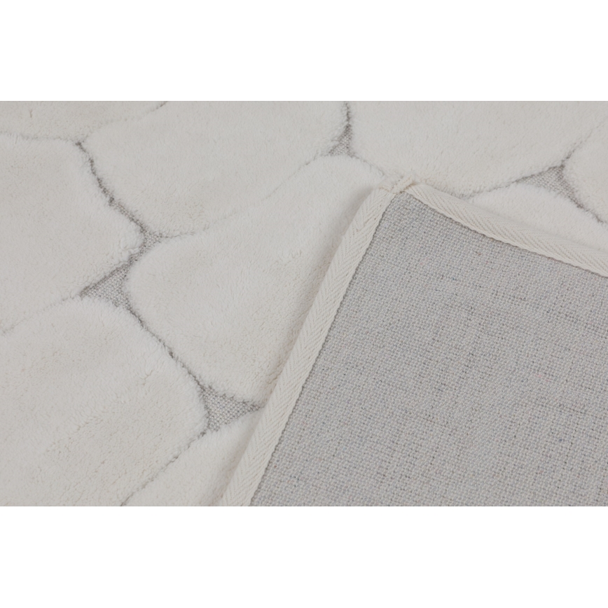 SÆT 2x Badeværelsesmåtte LINO 60/100 cm beige