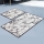SÆT 2x Badeværelsesmåtte MARBLE 60/100 cm hvid/sort