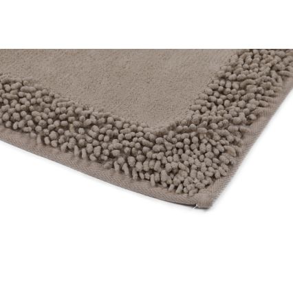SÆT 2x Badeværelsesmåtte PIANTE 60/100 cm brun