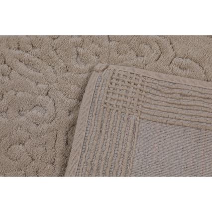 SÆT 2x Badeværelsesmåtte PIANTE 60/100 cm brun