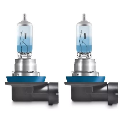 SÆT 2x Bilpære COOL BLÅ H11 PGJ19-2/55W/12V 5000K - Osram