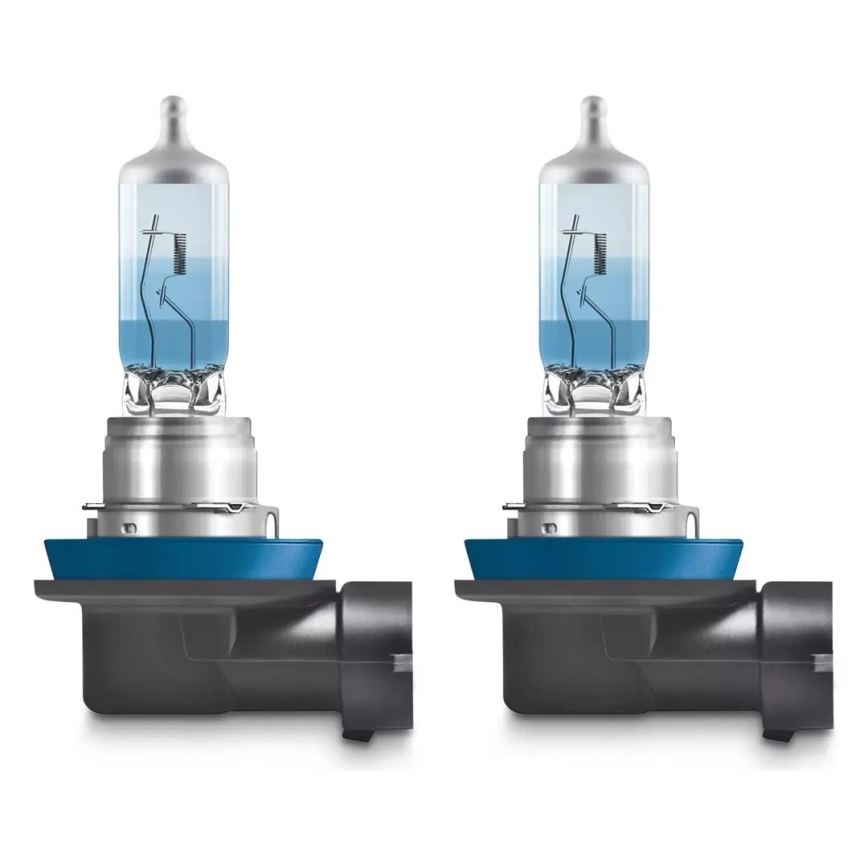 SÆT 2x Bilpære COOL BLÅ H11 PGJ19-2/55W/12V 5000K - Osram