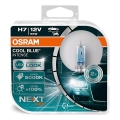 SÆT 2x Bilpære COOL BLUE H7 PX26d/55W/12V 5000K - Osram