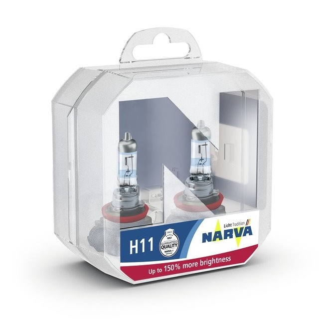 SÆT 2x Bilpære H11 PGJ19-2/55W/12V - Narva 48101RPNVAS2