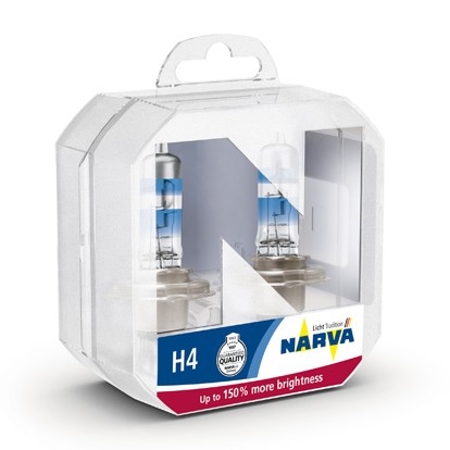 SÆT 2x Bilpære H4 P43t-38/60/55W/12V - Narva 48069RPNVAS2