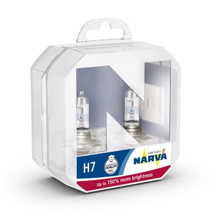 SÆT 2x Bilpære H7 PX26d/55W/12V - Narva 48071RPNVAS2