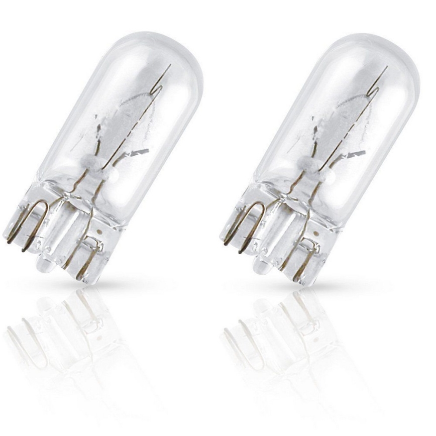 SÆT 2x Bilpære Philips VISION PLUS WB T10 W2,1x9,5D/6W/12V