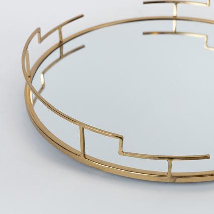 SÆT 2x Dekorativ bakke diameter 39/30,5 cm