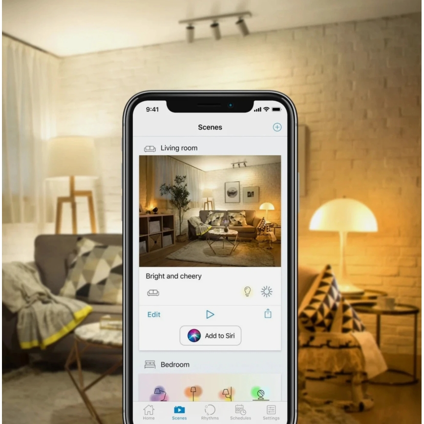 Sæt med 2 LED-dæmpbare pærer A60 E27/9W/230V 2700K Wi-Fi + fjernbetjening - WiZ