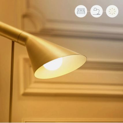 Sæt med 2 LED-dæmpbare pærer A60 E27/9W/230V 2700K Wi-Fi + fjernbetjening - WiZ