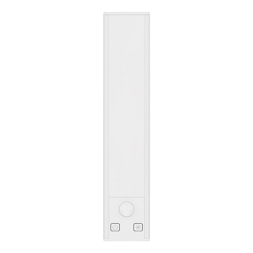 Sæt med 2 genopladelige LED-møbellys med bevægelses- og skumringssensor VIRO LED/1W/3,7V 800 mAh 3000/4000/6500K 20 cm hvid