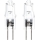 SÆT 2x Industriel lyspære G4/10W/12V 2700K - Aigostar