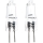 SÆT 2x Industriel lyspære G4/20W/12V 2700K - Aigostar