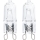 SÆT 2x Industriel lyspære G9/25W/230V 2700K - Aigostar