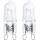 SÆT 2x Industriel lyspære G9/25W/230V 2700K - Aigostar