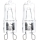 SÆT 2x Industriel lyspære G9/40W/230V 2700K - Aigostar