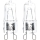 SÆT 2x Industriel lyspære G9/40W/230V 2700K - Aigostar