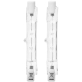 SÆT 2x Industriel lyspære J78 R7s/120W/230V 2900K - Aigostar