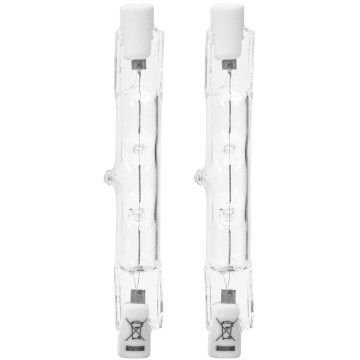 SÆT 2x Industriel lyspære J78 R7s/120W/230V 2900K - Aigostar