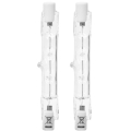 SÆT 2x Industriel lyspære J78 R7s/80W/230V 2900K - Aigostar