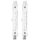 SÆT 2x Industriel lyspære J78 R7s/80W/230V 2900K - Aigostar