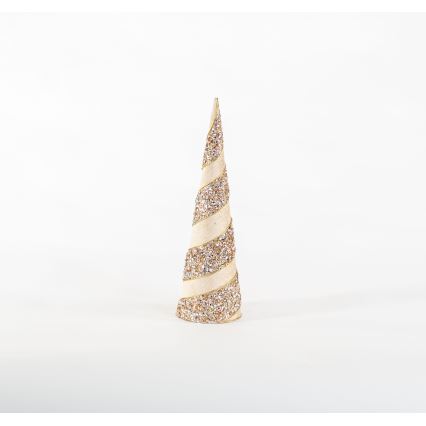 SÆT 2x Juledekoration 40/50 cm træ