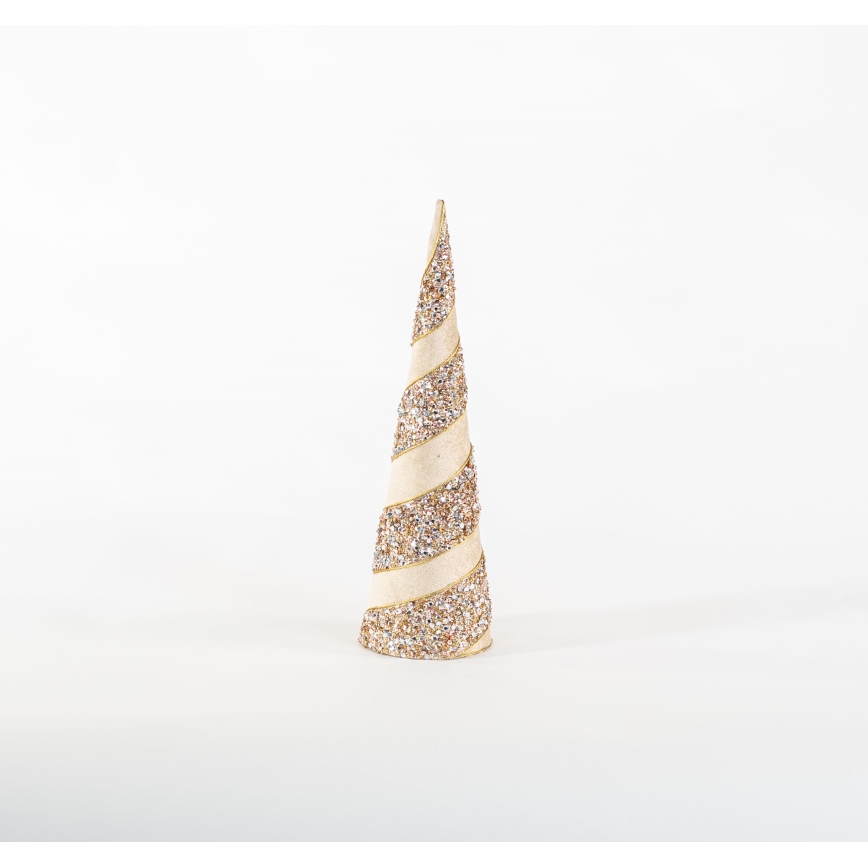 SÆT 2x Juledekoration 40/50 cm træ