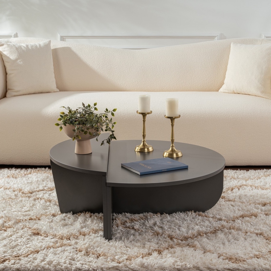 SÆT 2x Konferencebord ORION antracit