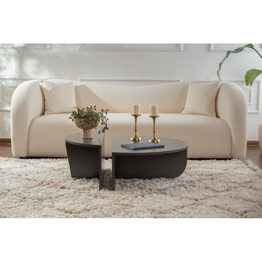 SÆT 2x Konferencebord ORION antracit