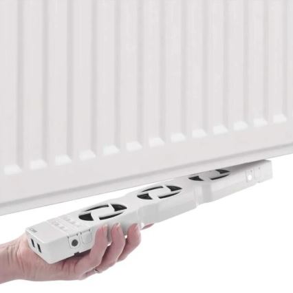 SÆT 2x Kølerventilator 5/230V hvid
