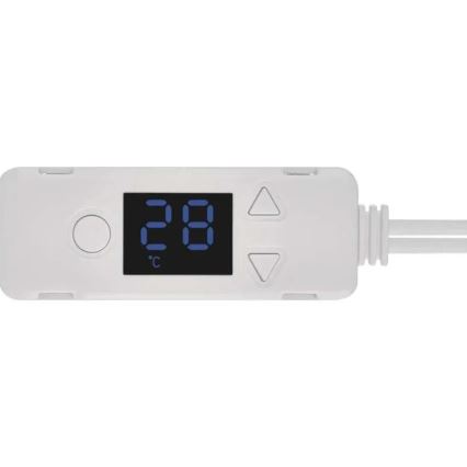 SÆT 2x Kølerventilator 5/230V hvid