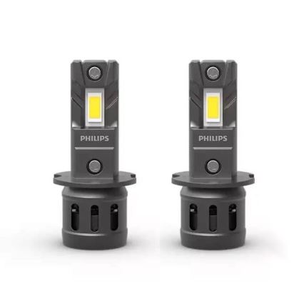 SÆT 2x LED Bilpære 11336 U2500 CX H3 PK22s/13W/12V 6000K