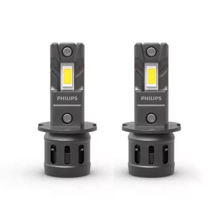 SÆT 2x LED Bilpære 11336 U2500 CX H3 PK22s/13W/12V 6000K