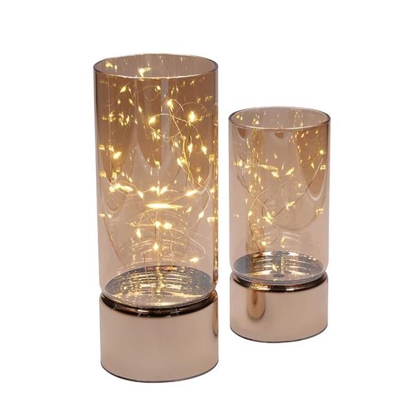 SÆT 2x LED julelys 20xLED+10xLED/2xAA+3xAA varm hvid